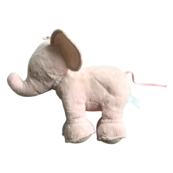 Peluche éléphant rose bébé enfant