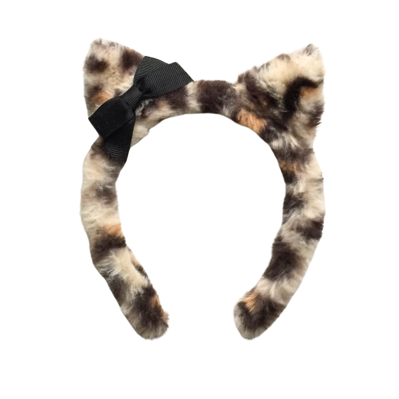 Serre-tête oreilles de chat léopard enfant