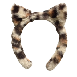 Serre-tête oreilles de chat léopard enfant