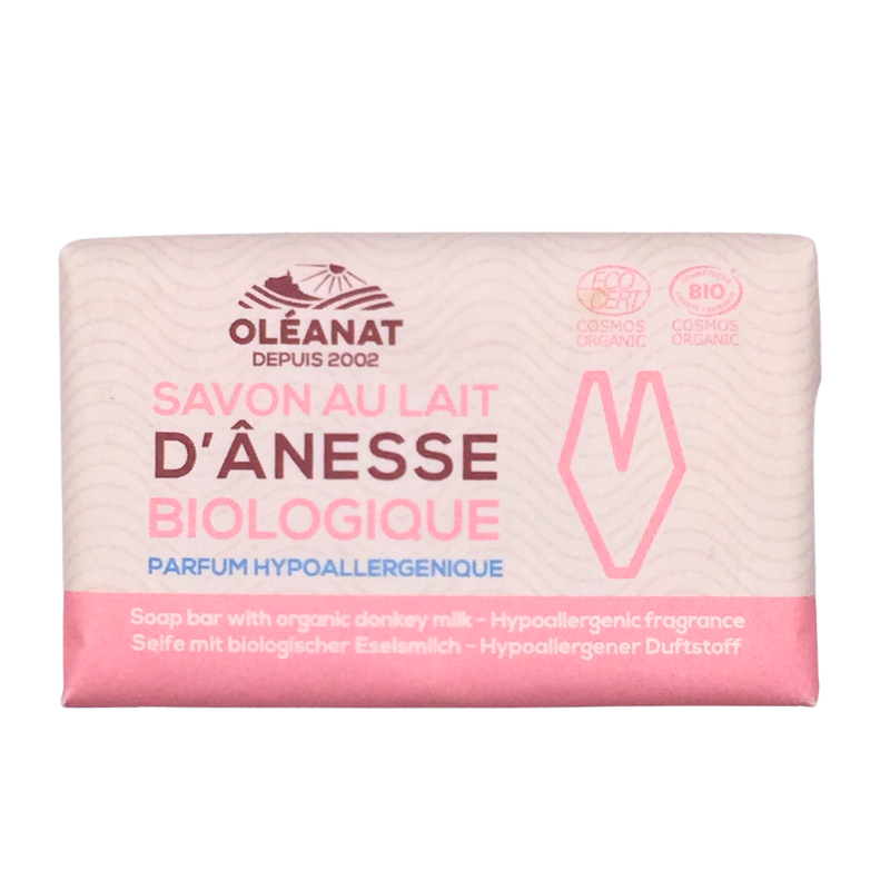 Savon au lait d’ânesse bio Oléanat
