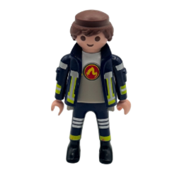 Figurine Playmobil Pompier – Équipement de sauvetage