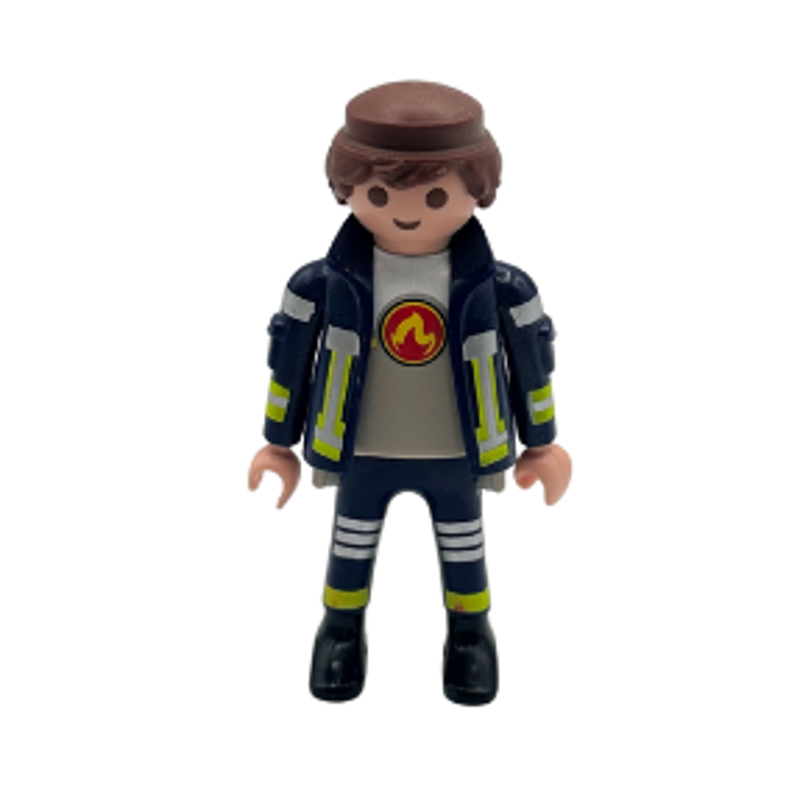 Figurine Playmobil Pompier – Équipement de sauvetage