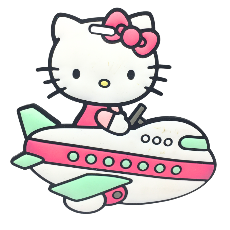 Étiquette bagage Hello Kitty Sanrio