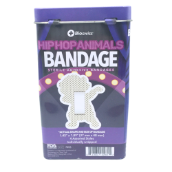 Boîte de pansements HipHopAnimals Bioswiss