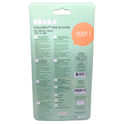 Cuillères bébé silicone Béaba 2ème âge