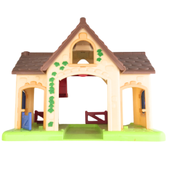 Maison écurie miniature pour figurines et chevaux