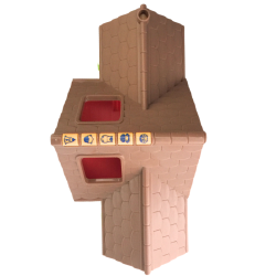 Maison écurie miniature pour figurines et chevaux