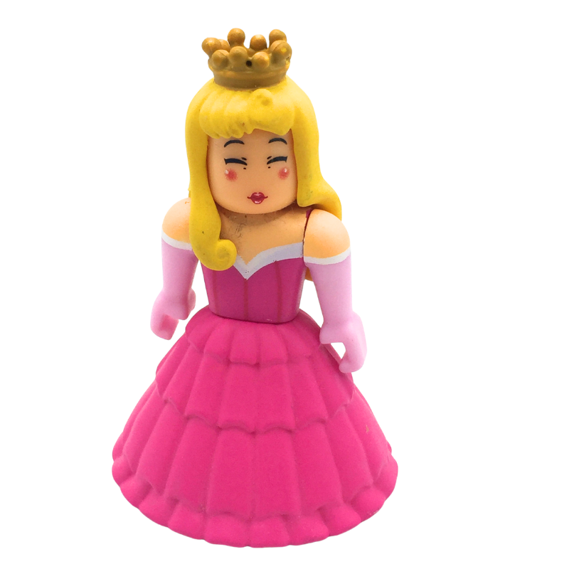 Figurine princesse rose miniature