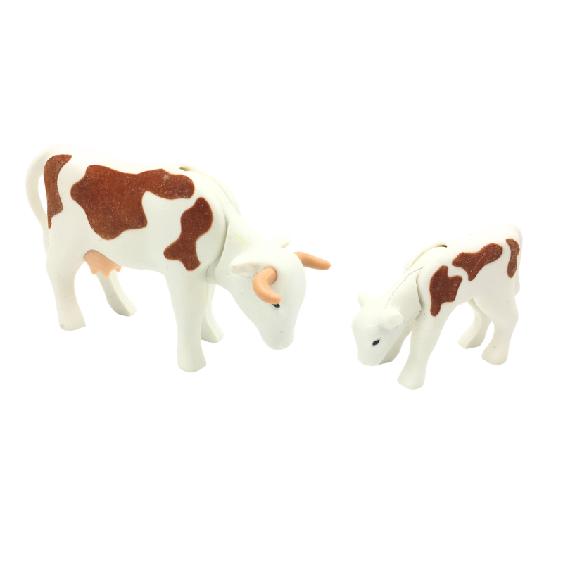 Lot figurines vache et veau miniature