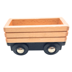 Wagonnet en bois miniature pour train enfant
