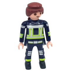 Figurine Playmobil pompier femme
