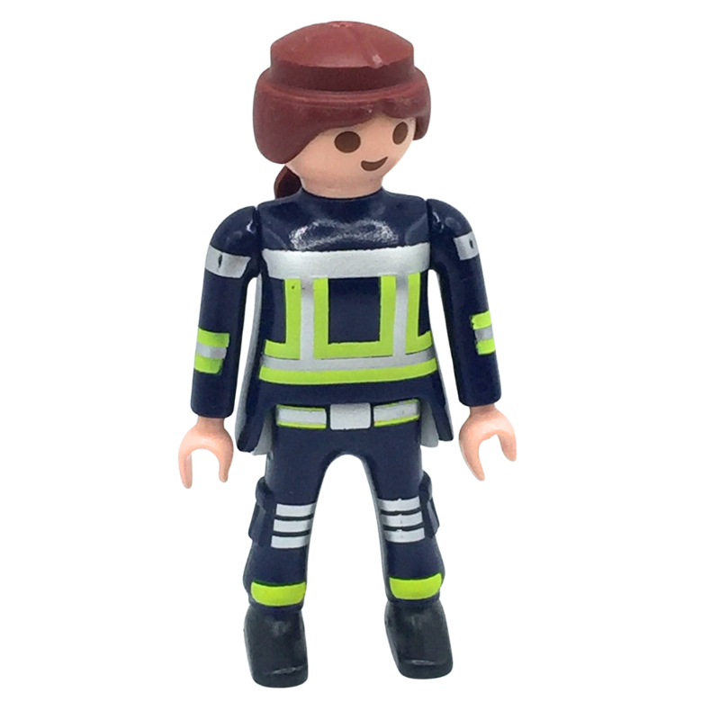 Figurine Playmobil pompier femme