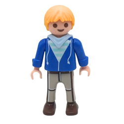 Figurine Playmobil garçon en tenue décontractée