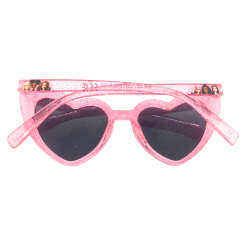 Lunettes Barbie roses en forme de cœur