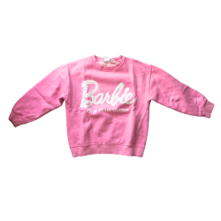 Sweat rose Barbie Zara fille 8/9 ans