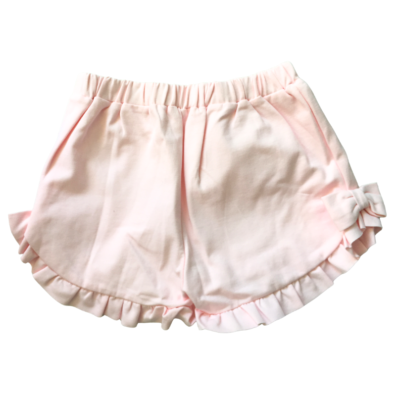 Short rose pâle Patachou fille 6 ans