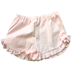 Short rose pâle Patachou fille 6 ans