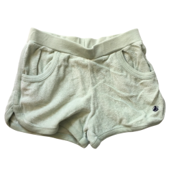 Short éponge vert clair Petit Bateau 6 ans