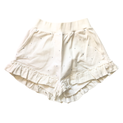 Short blanc Monnalisa fille 8 ans avec volants