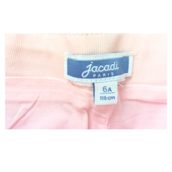 Short rose pâle Jacadi fille 6/7 ans