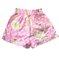 Short fleuri rose fleur blanche Monnalisa fille 8 ans