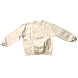 Sweat écru Zara fille 12/13 ans avec ours imprimé