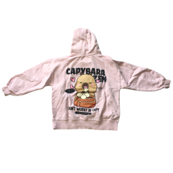 Sweat à capuche rose Zara fille 11/12 ans – Capybara Zen