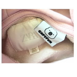 Sweat à capuche rose Zara fille 11/12 ans – Capybara Zen