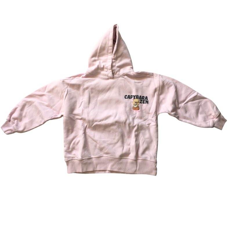 Sweat à capuche rose Zara fille 11/12 ans – Capybara Zen