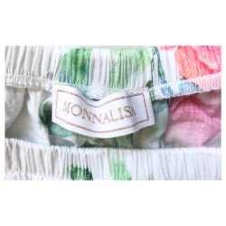 Top fleuri Monnalisa fille 10 ans épaules dénudées