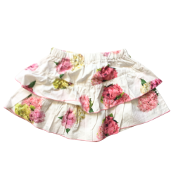 Jupe-short fleurie Phi Clothing fille 7/8 ans