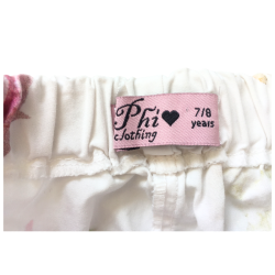 Jupe-short fleurie Phi Clothing fille 7/8 ans