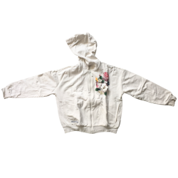Sweat à capuche zippé Monnalisa fille 12 ans