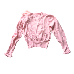 Gilet rose Angel’s Face fille 10/11 ans avec nœud XXL