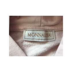 Sweat à capuche rose Monnalisa fille 12 ans