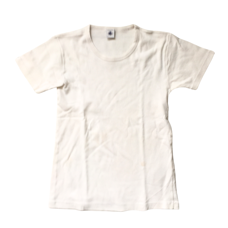 T-shirt blanc Petit Bateau fille 12 ans
