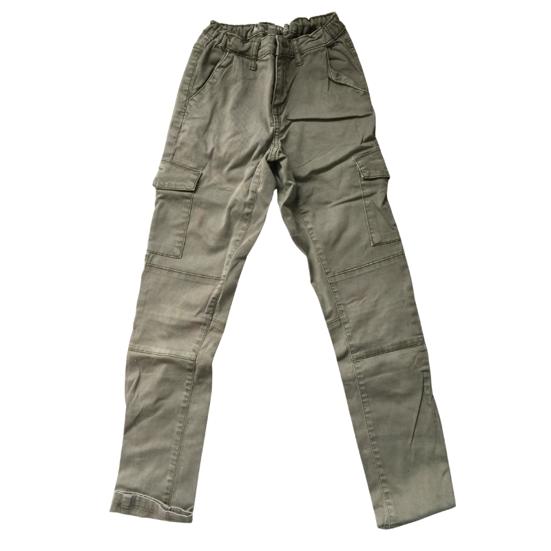 Pantalon cargo kaki enfant taille 146