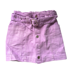 Jupe en jean lilas Bershka femme taille 34