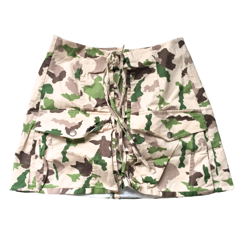 Jupe cargo camouflage Bershka femme taille XS