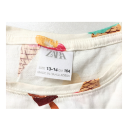 T-shirt imprimé glaces Zara fille 13/14 ans