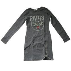 Robe pull grise CC Fashion femme taille S/M
