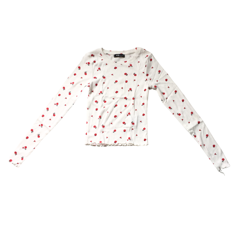 T-shirt manches longues fleuri FB Sister femme taille XS