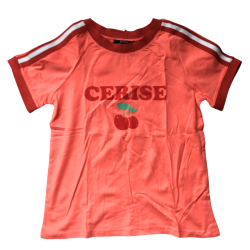 T-shirt Cerise Bershka femme taille XS