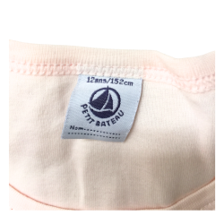 T-shirt rose pâle Petit Bateau fille 12 ans – Motif papillons
