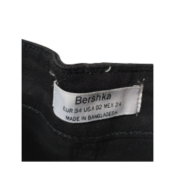 Short noir taille haute Bershka femme taille 34