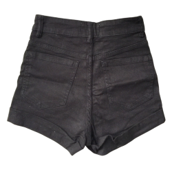 Short noir taille haute Bershka femme taille 34