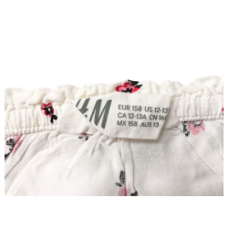 Blouse fleurie H&M fille 12/13 ans