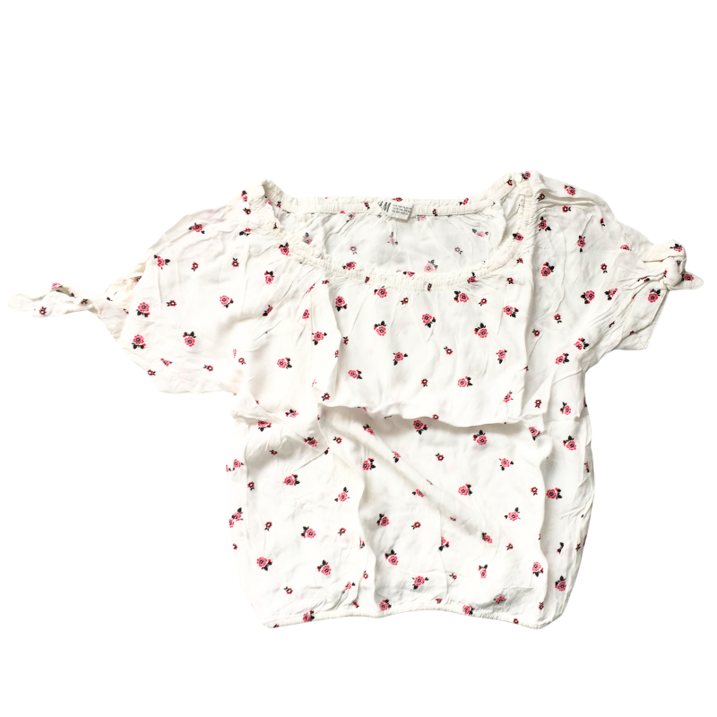 Blouse fleurie H&M fille 11/12 ans