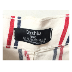 Jupe en jean rayée Bershka femme taille XS