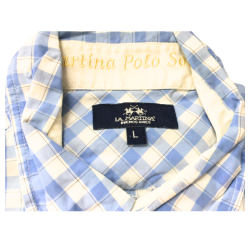 Chemise à carreaux La Martina homme taille L